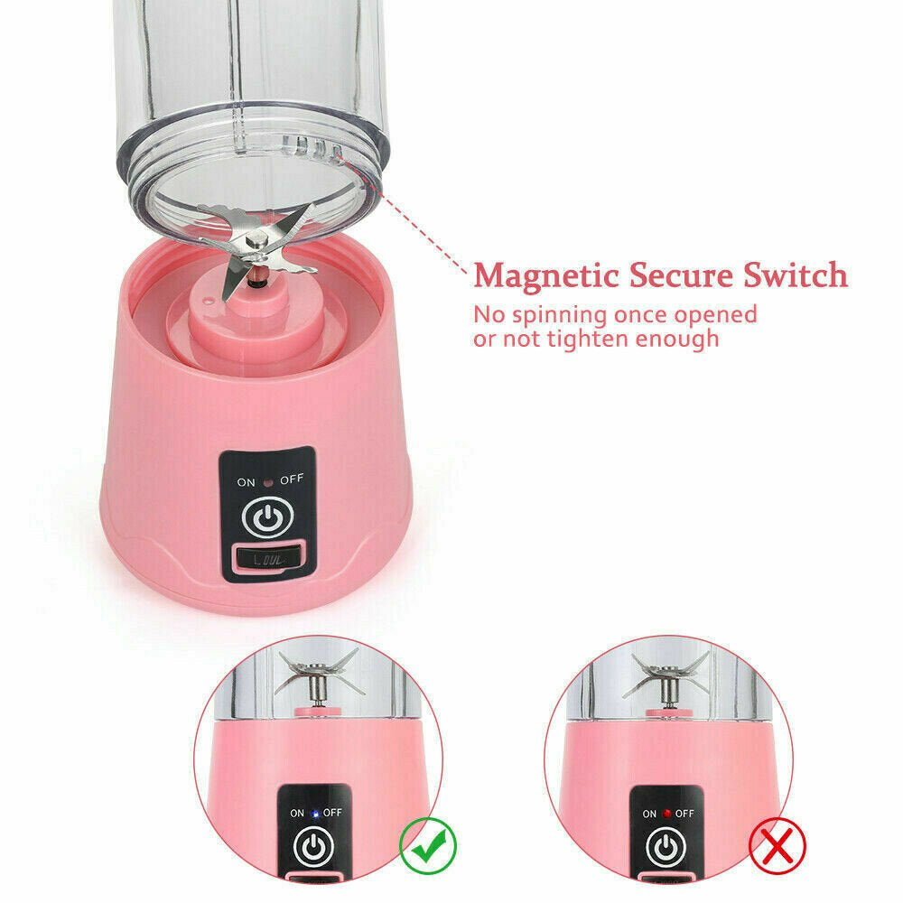  Rechargeable Electric Juicer Bottle 