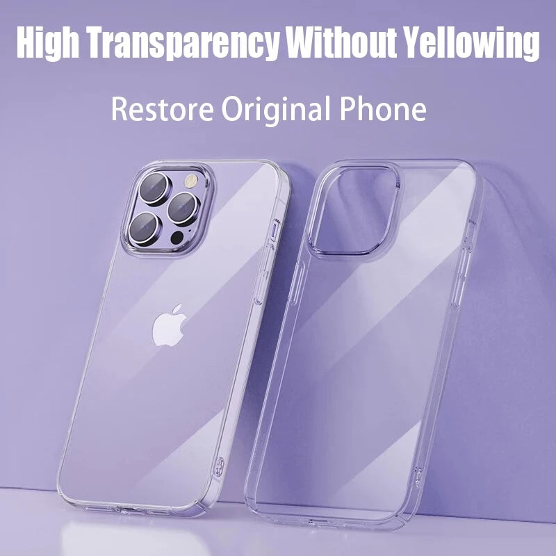 2PC Clear Phone Case for Iphone 